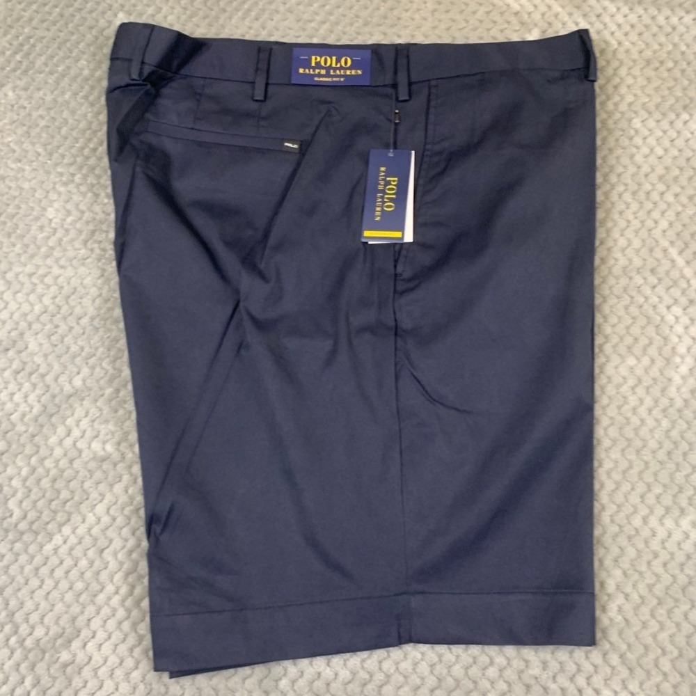 Polo Ralph Lauren Golf Shorts Mens 44B Navy Performance Classic Fit NEW